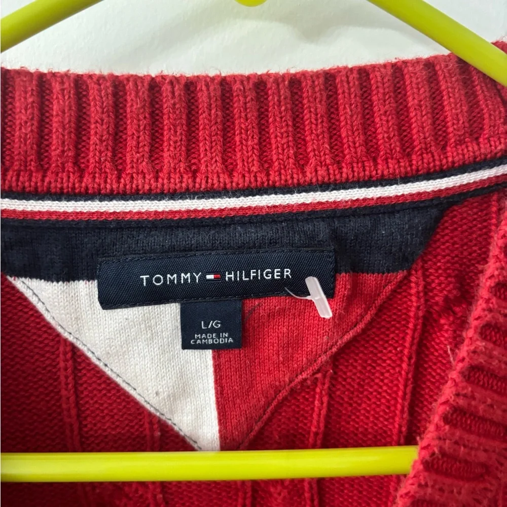 Tommy Hilfiger Knit Red Sweater